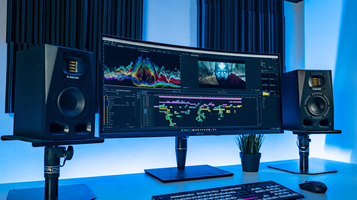 ADAM_Audio's tweet photo. 🎥 When it comes to video, it’s not only important to have strong visuals. A well-balanced mix is just as important to tell the full story.
That is why professional video and VFX creators rely on ADAM Audio monitors in their post-production.
#ADAMAudio #A4V #Postproduction https://t.co/AK0iB4sts6