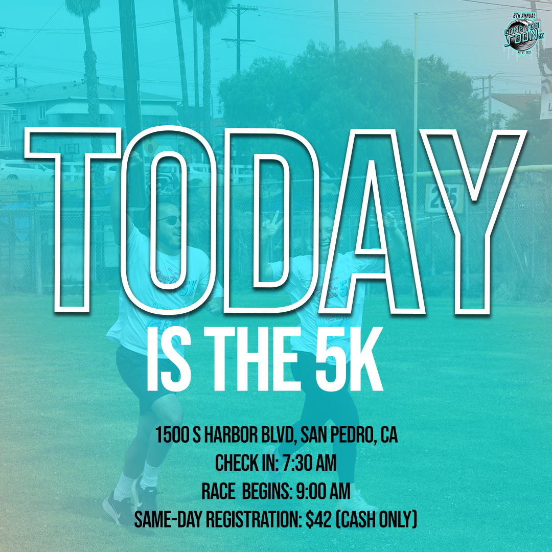 GoneTooSoon5K's tweet photo. Everyone get your running shoes because TODAY IS THE GONE TOO SOON 5K! SEE YOU THERE!
Just a reminder swipe to know more information before you come to the 5K and where to park! 

#GoneTooSoon5K https://t.co/mjzkyIMk3T