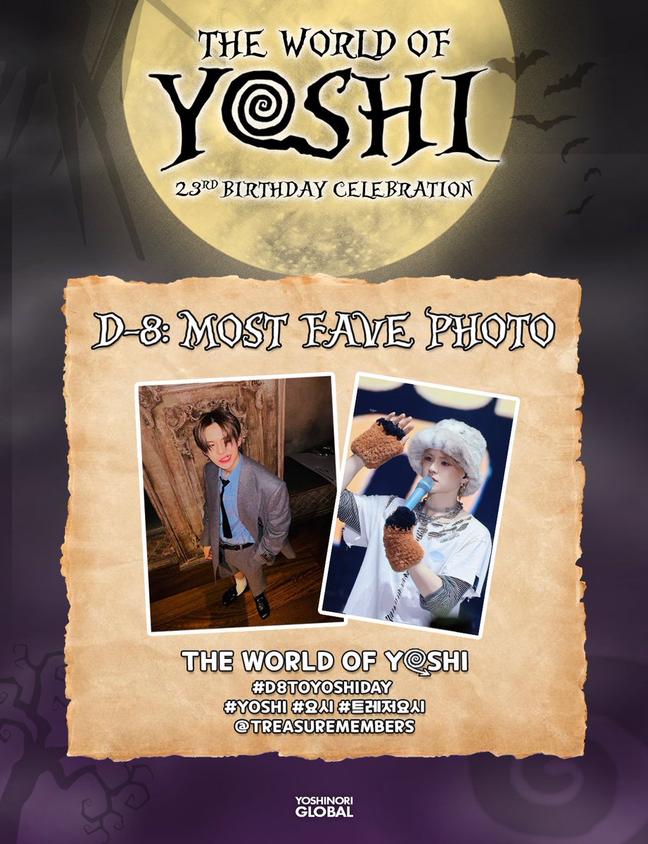 yoshinoriglobal's tweet photo. 📣 [ COUNTDOWN ACTIVITIES] 

D8 : MOST FAVE YOSHI PHOTO

Teumes! Share us your most favorite YOSHI photo on the comment below! We'll choose 2 lucky winners for our prize tonight! ☺

𝗧𝗛𝗘 𝗪𝗢𝗥𝗟𝗗 𝗢𝗙 𝗬꩜𝗦𝗛𝗜
#D8ToYOSHIday 
#YOSHI #요시 #트레저요시
@treasuremembers https://t.co/LxTKxmhOeI
