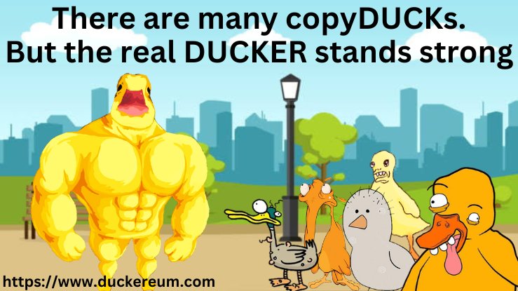 aboutronnys's tweet photo. @duckereum Say no to copyducks
@fadoportugal
@reyvenyr
@nazmulrr
$ducker #duckereum #likeaduck #MemeContest https://t.co/36xzYmCY7Y
