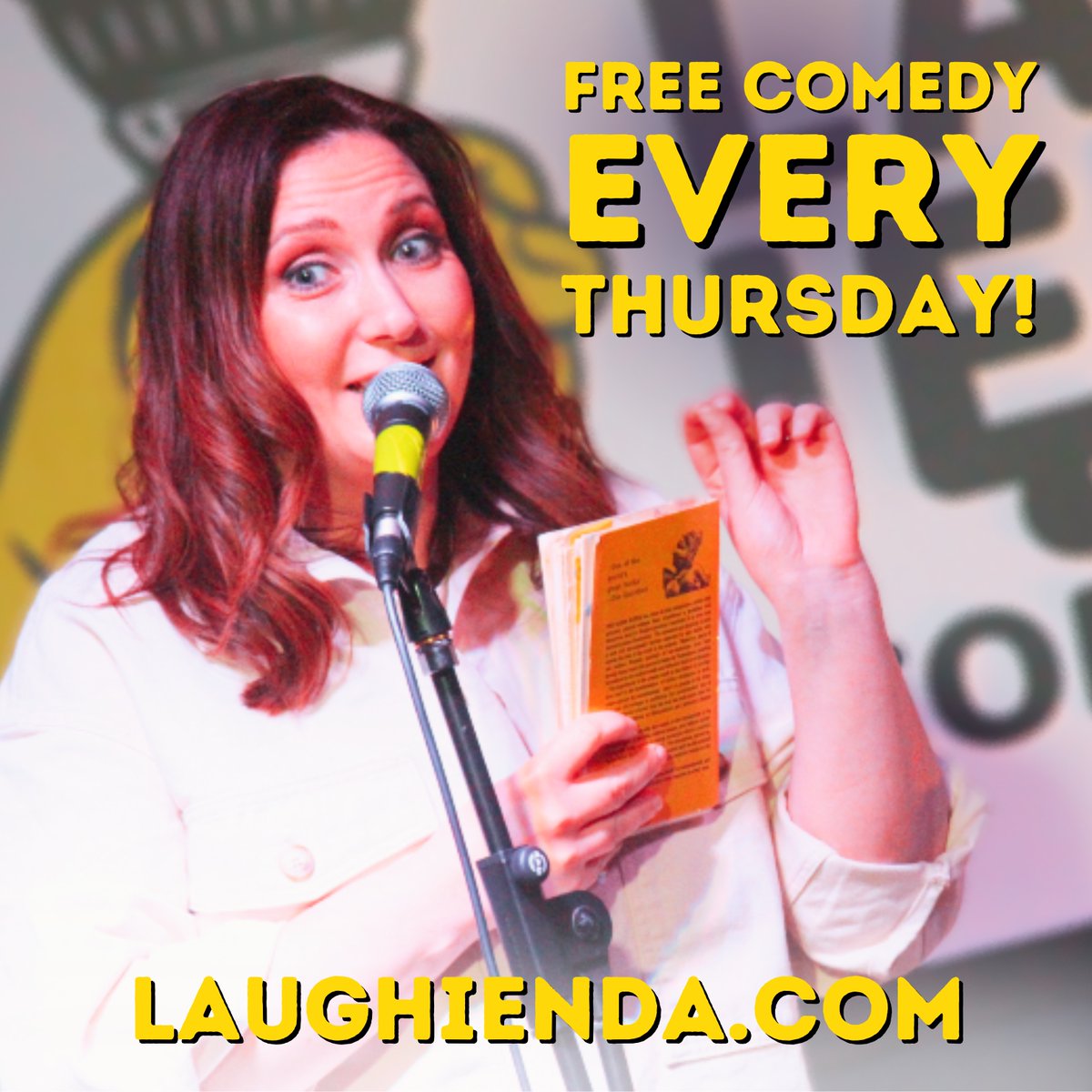 Next week’s lineup is another corker - roll
on Thursday! 🥸

🎫 Book your FREE tickets now! 🎫
Laughienda.com

#comedy #manchester #deansgate #live #events #comedynight #comedyclub #laughienda #lionsden #free