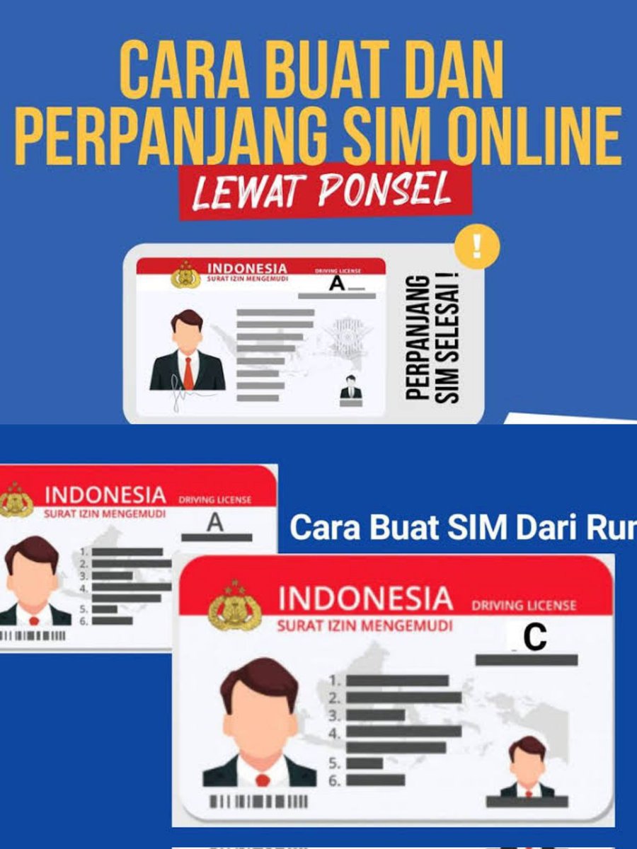 CARA BUAT DAN PERPANJANG SIM ONLINE, LEWAT PONSEL

a thread