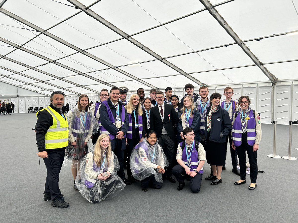 I’m so grateful to all the <a href="/scouts/">Scouts</a> who served today and played their part. You’re a credit to the movement. All praise also to @JustinWelby for placing service at the heart of the #Coronation and for hosting young leaders in St Margaret’s Church