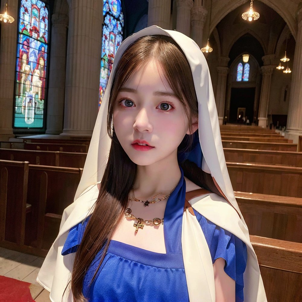 ClarisVeil's tweet image. 今日のAIシスター⛪️
前回よりシスターっぽくなりました✝

#AIイラスト #stablediffussion #ChilloutMix #コンカフェ #シスター