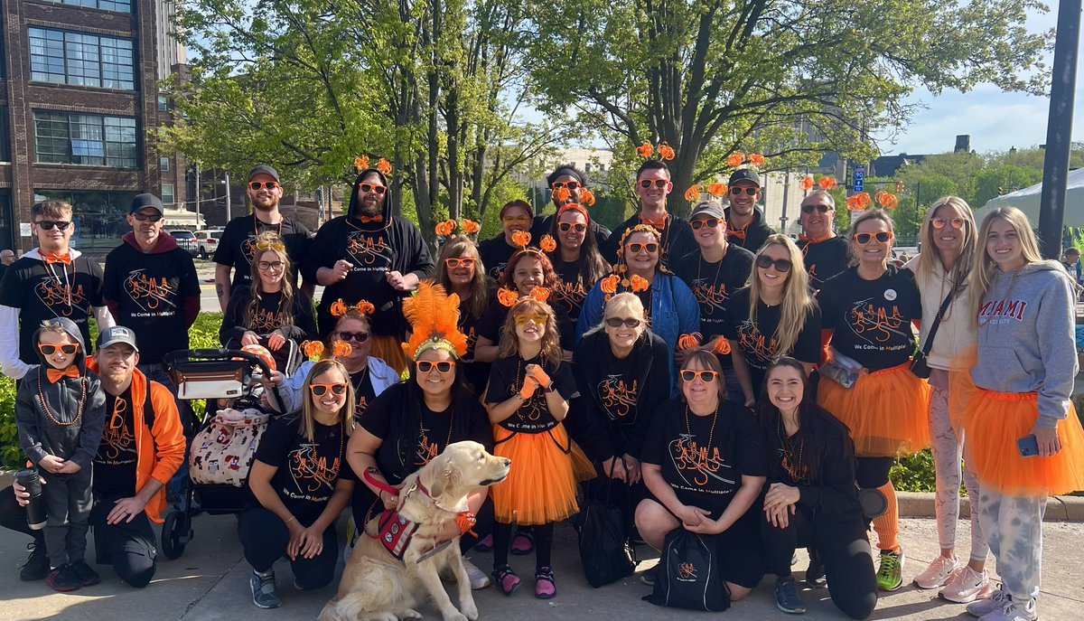 Multiple Sclerosis Association of America walk this morning in #cleveland to support our family and friends who are impacted by MS.