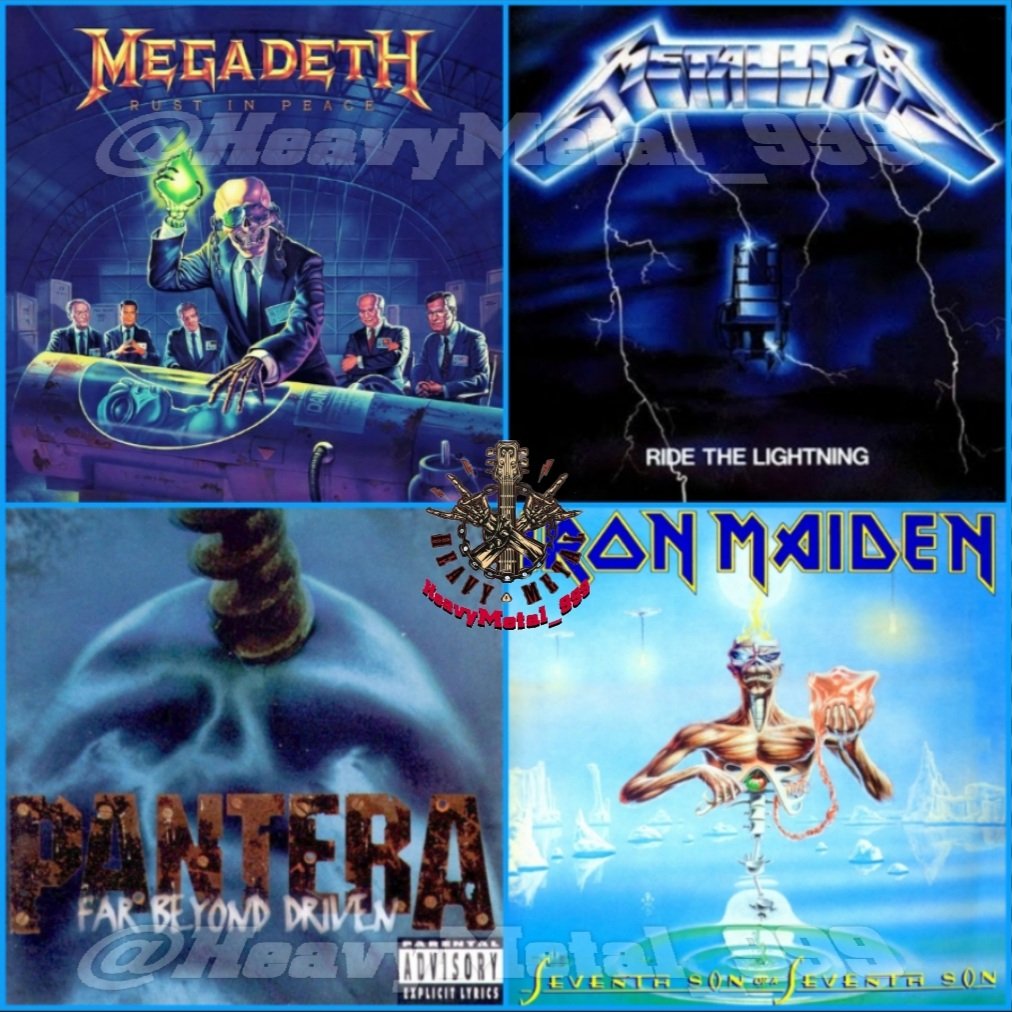 Metal is Blue!!💙 What album do you like more?