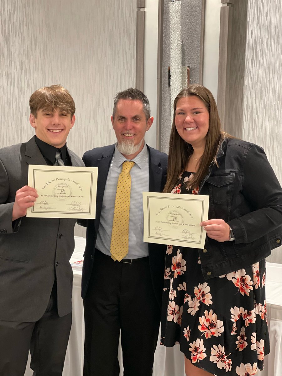 I had the honor, recently, of recognizing Caleb &amp; Lynette, two of <a href="/MCHS156/">McHenry</a> very finest Seniors, at the <a href="/ilprincipals/">Illinois Principals Association</a> Kishwaukee Region Student Leadership Celebration! Congratulations to the both of you! #StudentLeadership #ILPrincipals