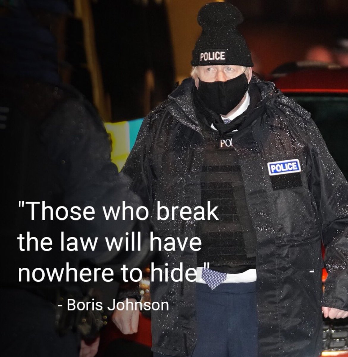 🔴BORIS JOHNSON 'Those who break the law will have nowhere to hide.' 👉RETWEET if you agree Johnson should be investigated.