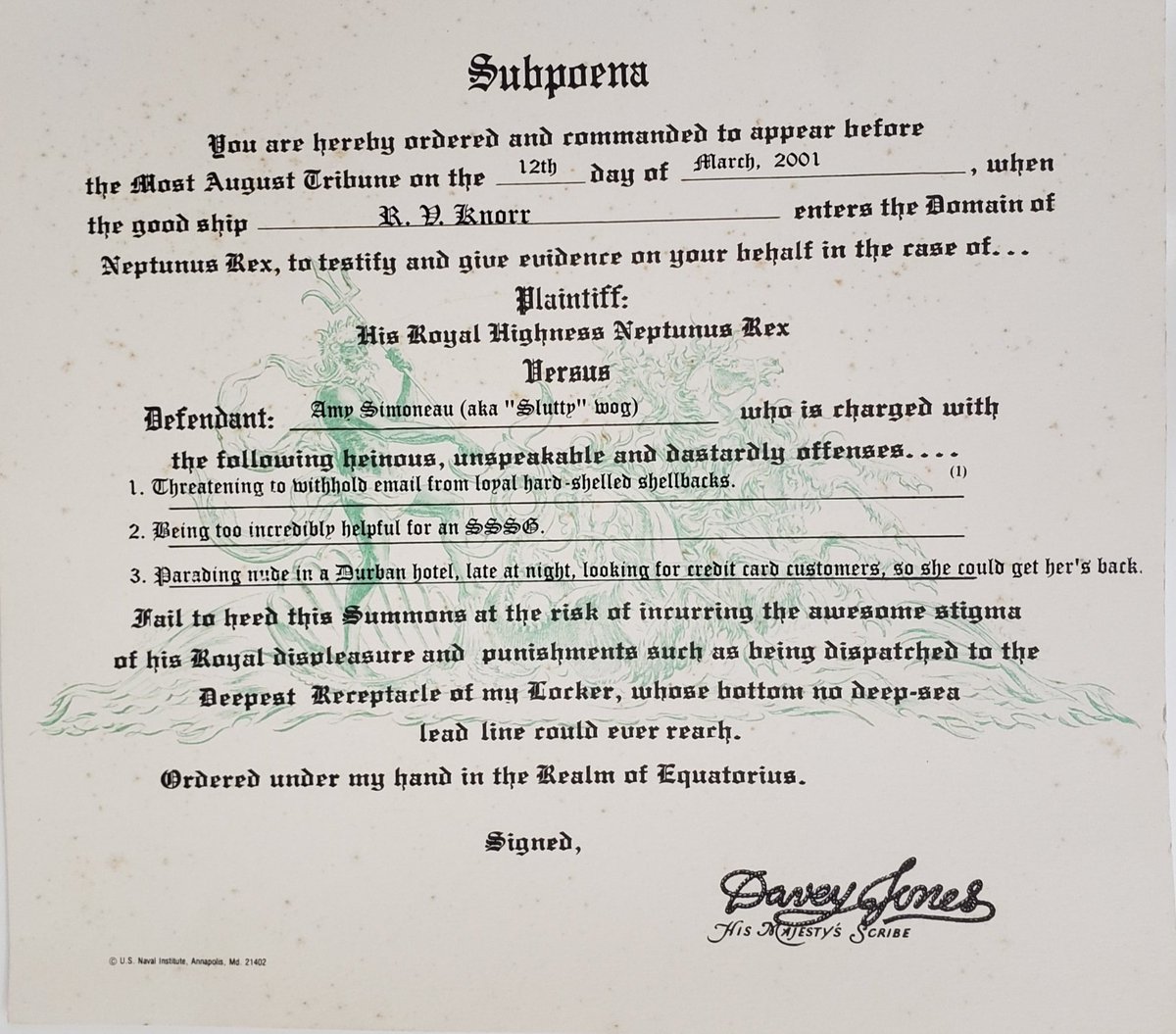 midliferefit's tweet image. I was accused of being too incredibly helpful ... among other things. #shellback #sailorlife #sailors