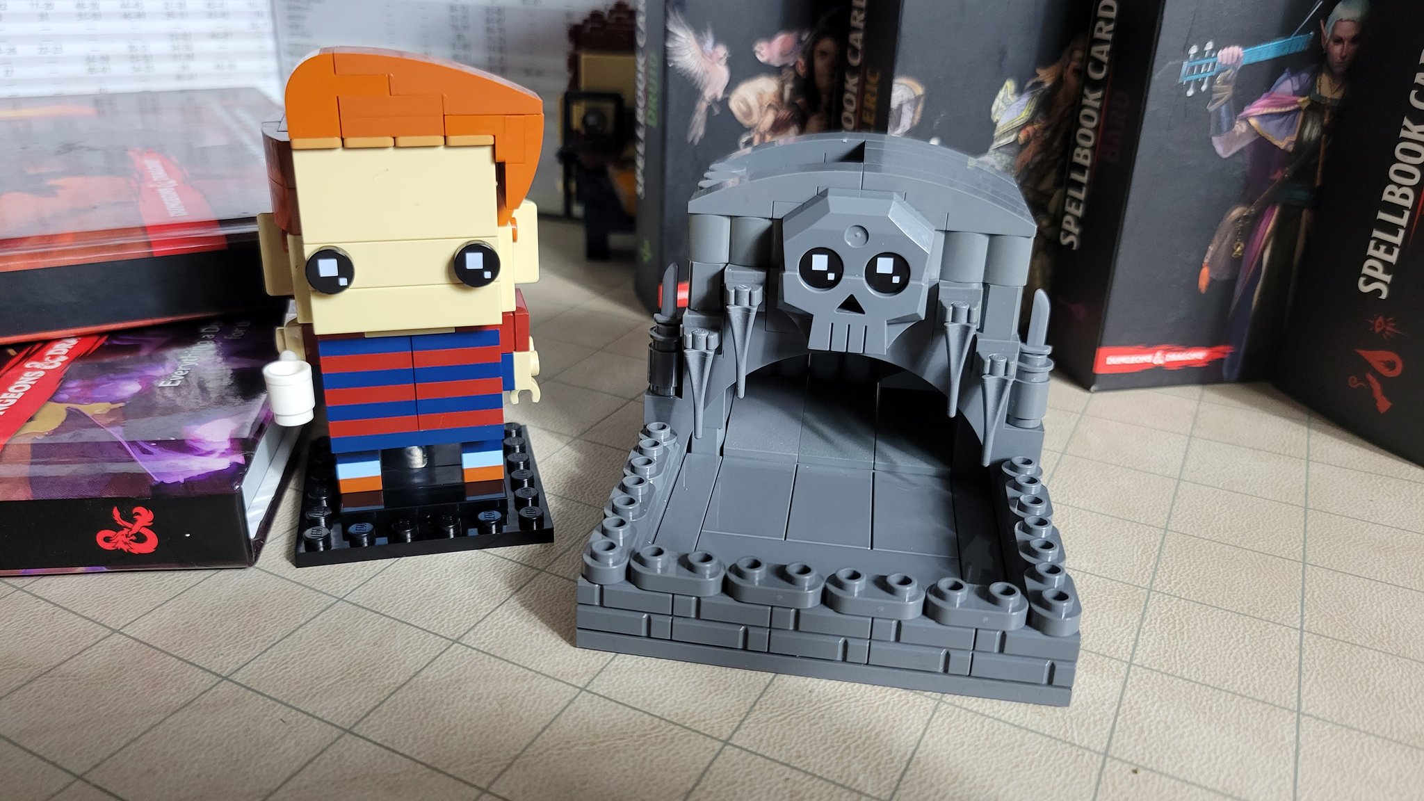 Big Kevyn Syx on X I designed and built Lego Brickheadz versions of The Box of Doom Blox of Doom and our humble Dungeon Master Brennan Lee Mulligan Blox of Doom