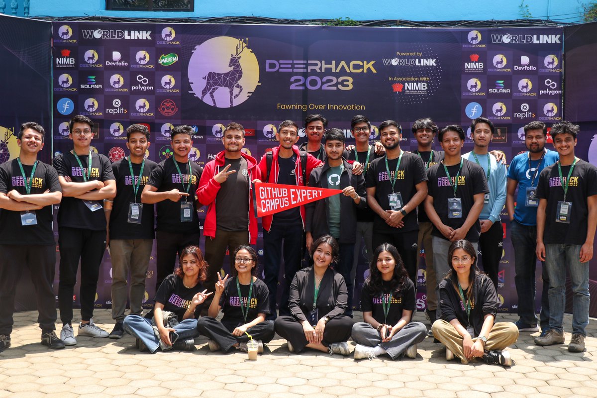 sagaruprety9's tweet image. Had a super fun time at DeerHack! Kudos to the entire organizing team for pulling off a great hackathon. Some great ideas, awesome projects, and wonderful innovations 🥳
Special thanks to my Campus Experts buddies @sabinthapa_ and ABR!
#DeerHack #GitHubCampusExperts (1/2)