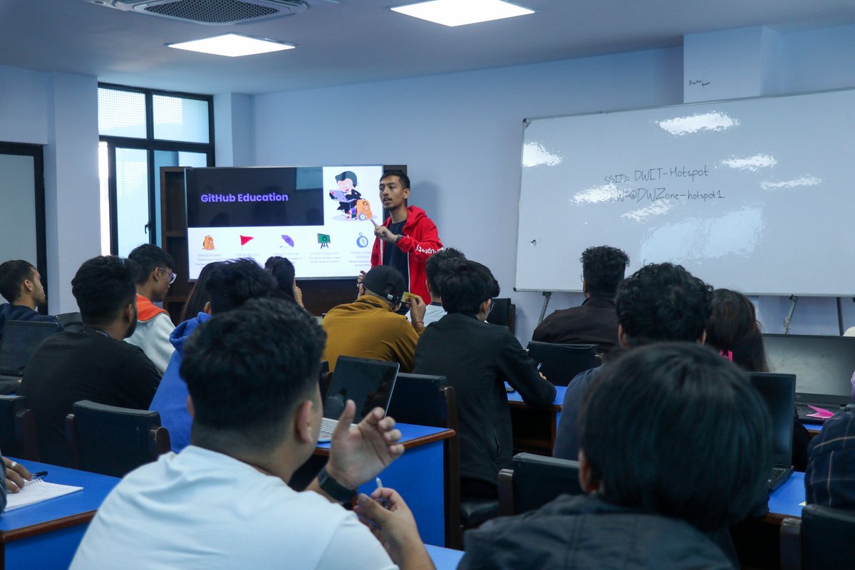 sagaruprety9's tweet image. Had a super fun time at DeerHack! Kudos to the entire organizing team for pulling off a great hackathon. Some great ideas, awesome projects, and wonderful innovations 🥳
Special thanks to my Campus Experts buddies @sabinthapa_ and ABR!
#DeerHack #GitHubCampusExperts (1/2)