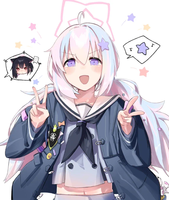 宇沢レイサ!!!!実装!!!!本当におめでとう!!!!杏山カズサも喜んでいます!!!! #ブルアカ