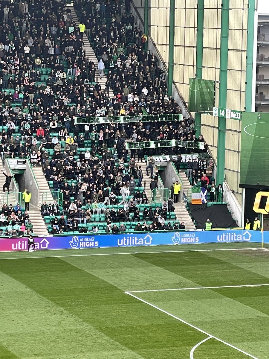 sked21's tweet photo. Banner at Easter Road https://t.co/8MgMcKfjte