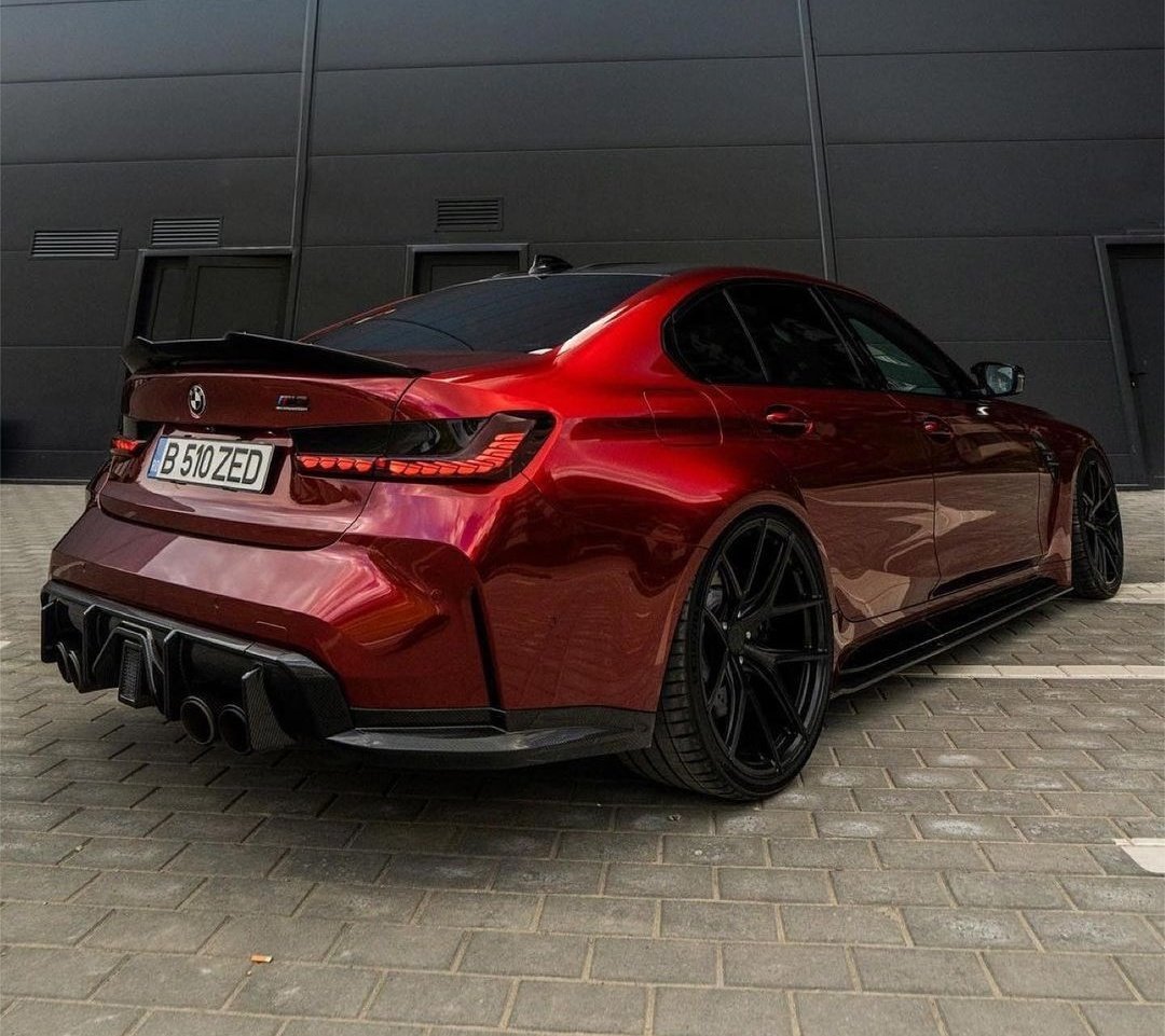 ExoticBMW's tweet photo. Rock Red BMW M3 Competition ♦️ https://t.co/Uv9n2hazZW