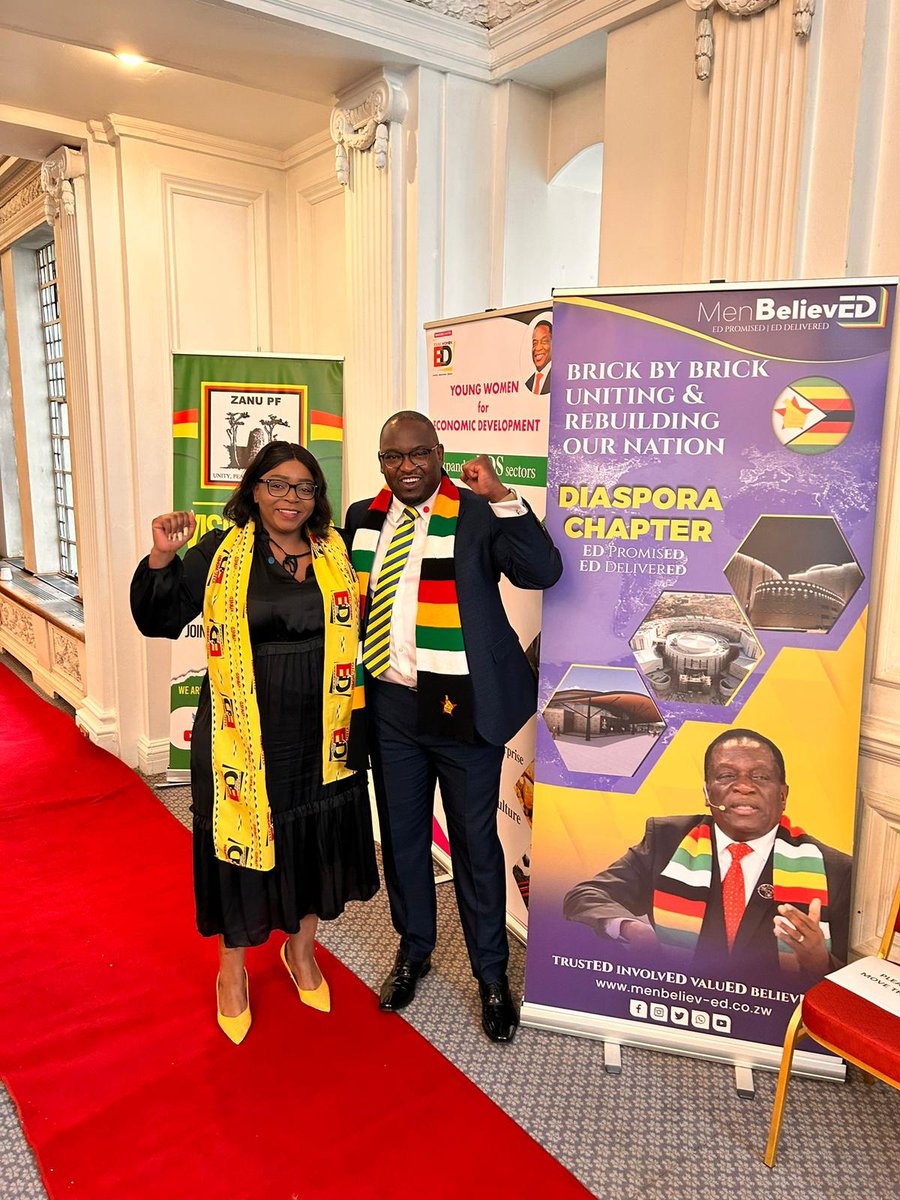 JonesMusara's tweet photo. Zimbabweans in the UK have gathered  in joy to meet with President ED Mnangagwa.

Indeed ED is loved home and away thanks to his inclusive and empowering #EDWORKS! https://t.co/3NWnodeg3m
