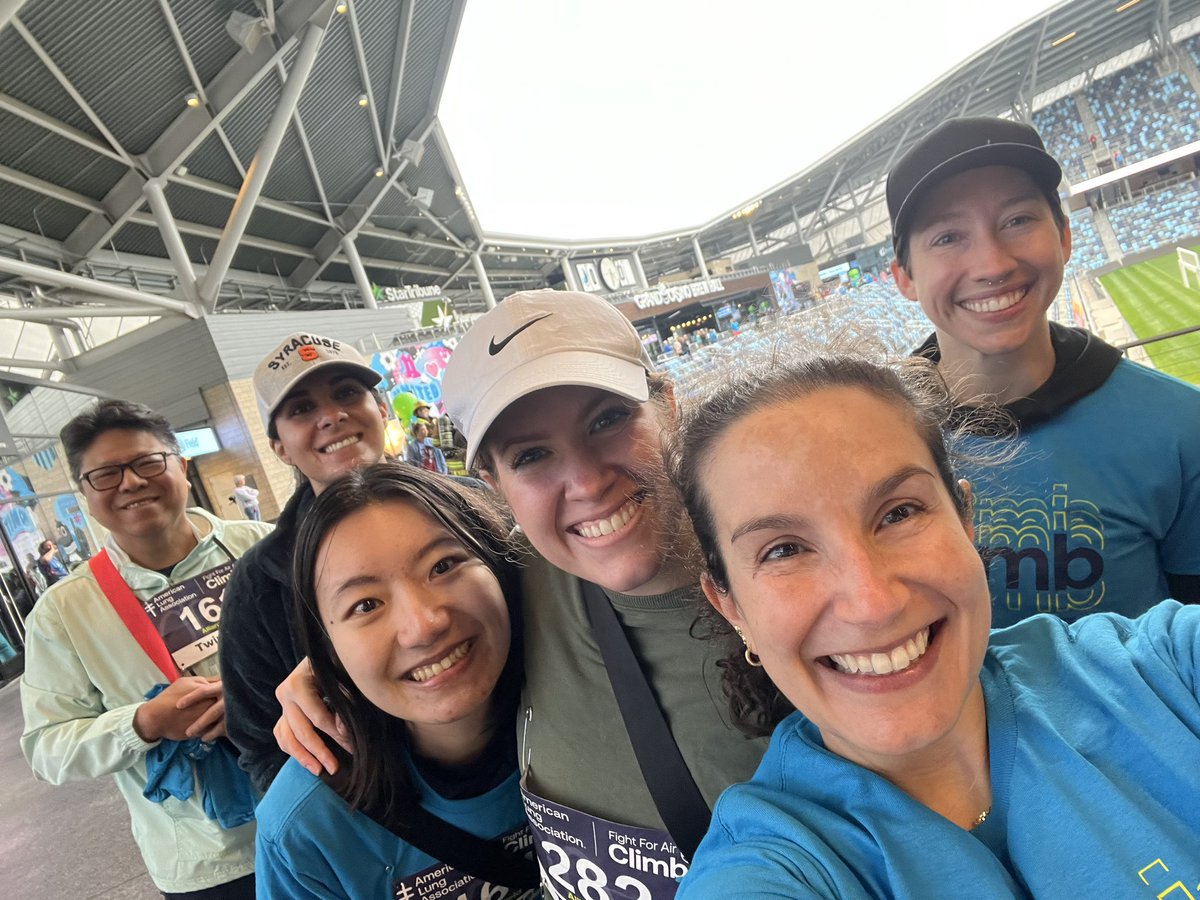 <a href="/MayoPCCM/">MayoPCCM</a> representing at #climbforairtwincities #AmericanLungAssociation 
There is still time to donate if you can!

action.lung.org/site/TR?fr_id=…