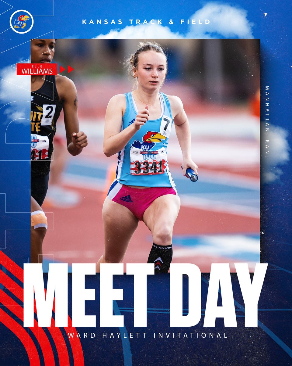 You can catch some of your Jayhawks in the K-State Ward Haylett Invitational today across the way in Manhattan, Kansas 🌻

📊: bit.ly/41fxzAG