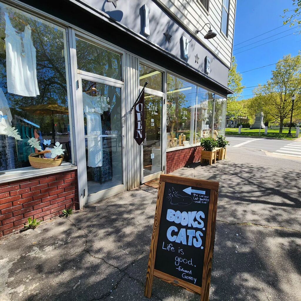 Happy Saturday! It's a gorgeous day to browse the bookshelves for reading out under a tree. Come on over to the back room in Live!

#books #bookstagram #instabook #instareads #smallbusiness #shoplocal #bookstore #winstedct