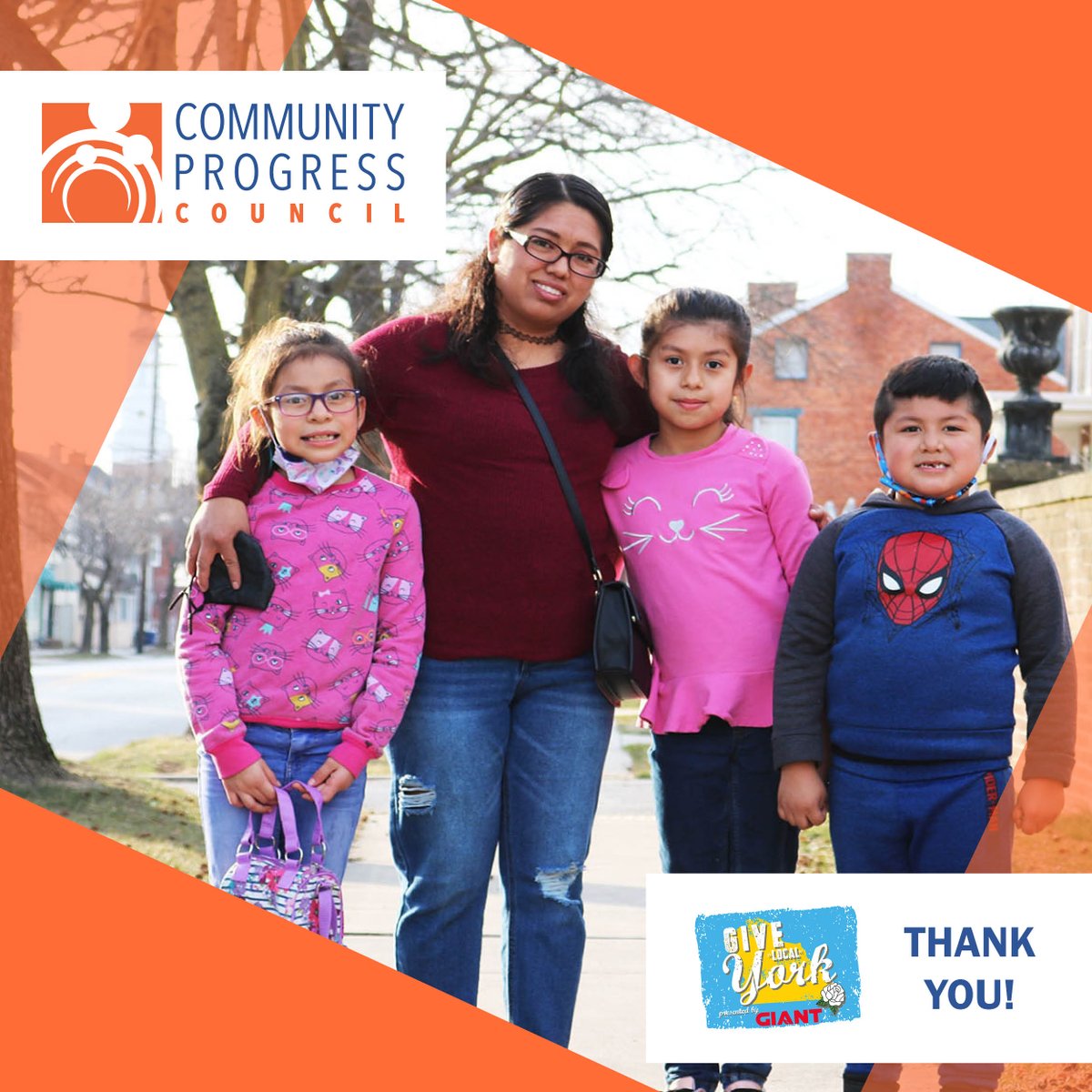 Community Progress Council (@progresscouncil) on Twitter photo THANK YOU for your amazing support of CPC through <a href="/givelocalyork/">Give Local York</a>! Thanks to you, we raised $51,330 for our mission to empower people to make progress toward self-sufficiency.
Check out stories of Progress that your support makes possible: yorkcpc.org/i-am-progress.
#GiveLocalYork THANK YOU for your amazing support of CPC through <a href="/givelocalyork/">Give Local York</a>! Thanks to you, we raised $51,330 for our mission to empower people to make progress toward self-sufficiency.
Check out stories of Progress that your support makes possible: yorkcpc.org/i-am-progress.
#GiveLocalYork