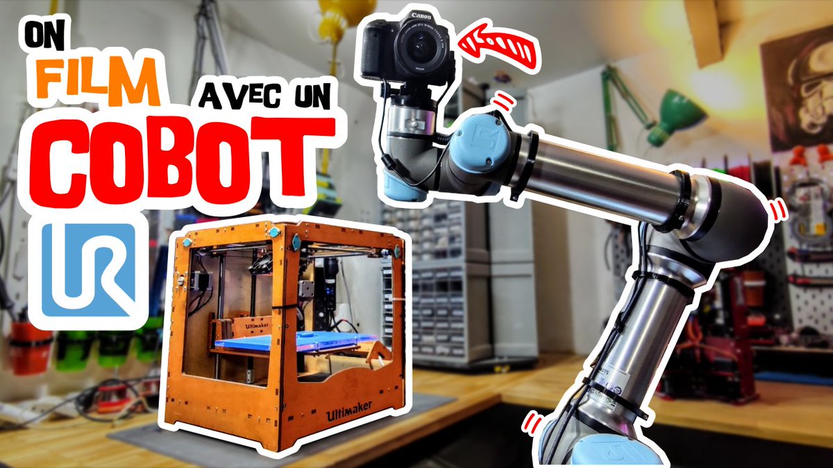 Grâce à <a href="/UR_France/">Universal Robots France</a> j'ai eu l'occasion d'avoir un cobot UR5e dans l'atelier et on a un peu joué avec 😊 
Je vous raconte mon expérience dans cette nouvelle vidéo ! 
👉 youtu.be/hKBOOOTXDIs
👉 youtu.be/hKBOOOTXDIs