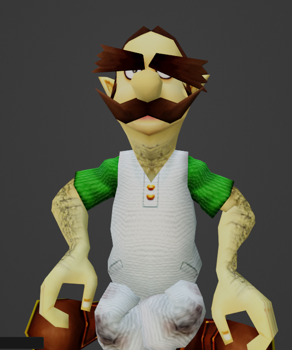 Xyno76's tweet image. Ingo sitting philosophically after a weird mid-animation error lol
#devthoughts
#blender
#OOTT