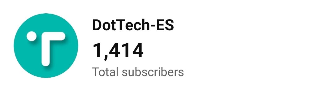 💜💜 Nos aproximamos a los 1500 suscritos!

Muchas gracias!

Nos vemos aquí 👇

youtube.com/c/@DotTechES