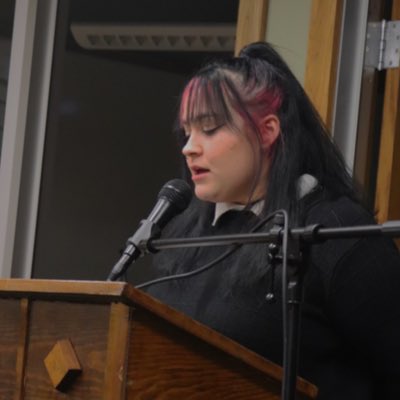 #NewProfilePic 💗 from my graduating reading for my MFA!!