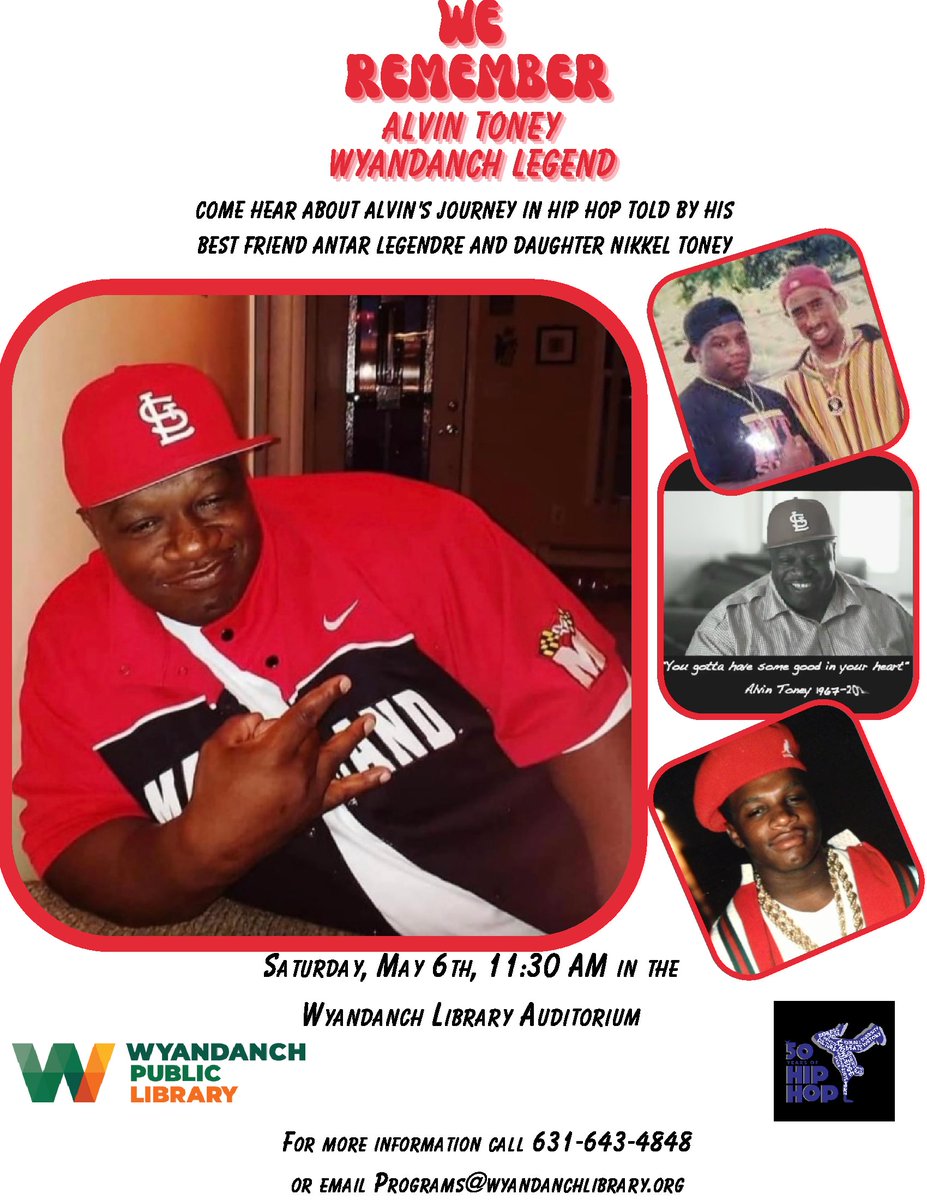 Join us today at 11:30 AM
Alvin Toney Wyandanch Legend

fb.me/e/JLNTOiqH