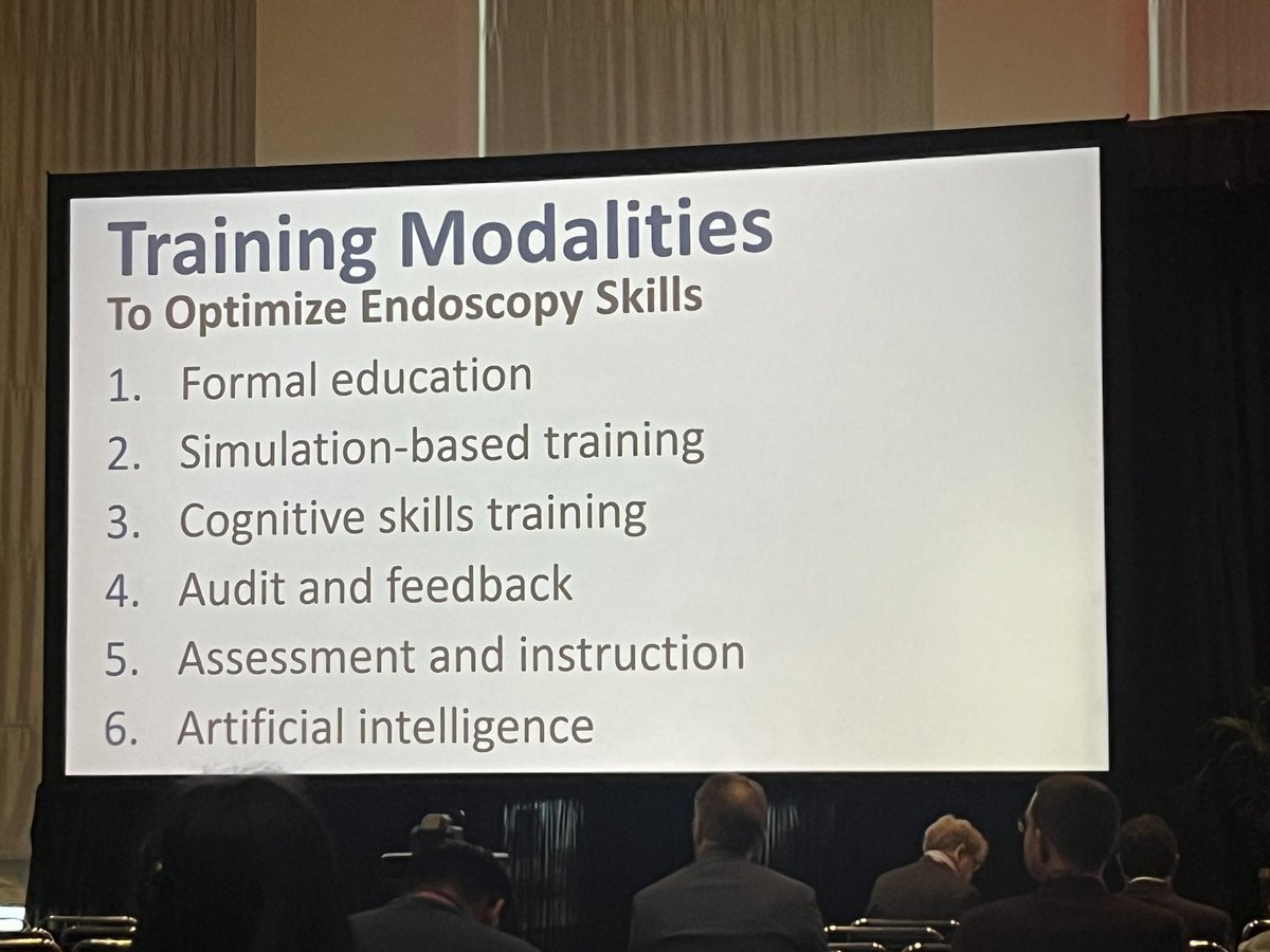 An excellent lecture on endoscopy training! Thank you, @ASGEendoscopy and @CatharineMWalsh!