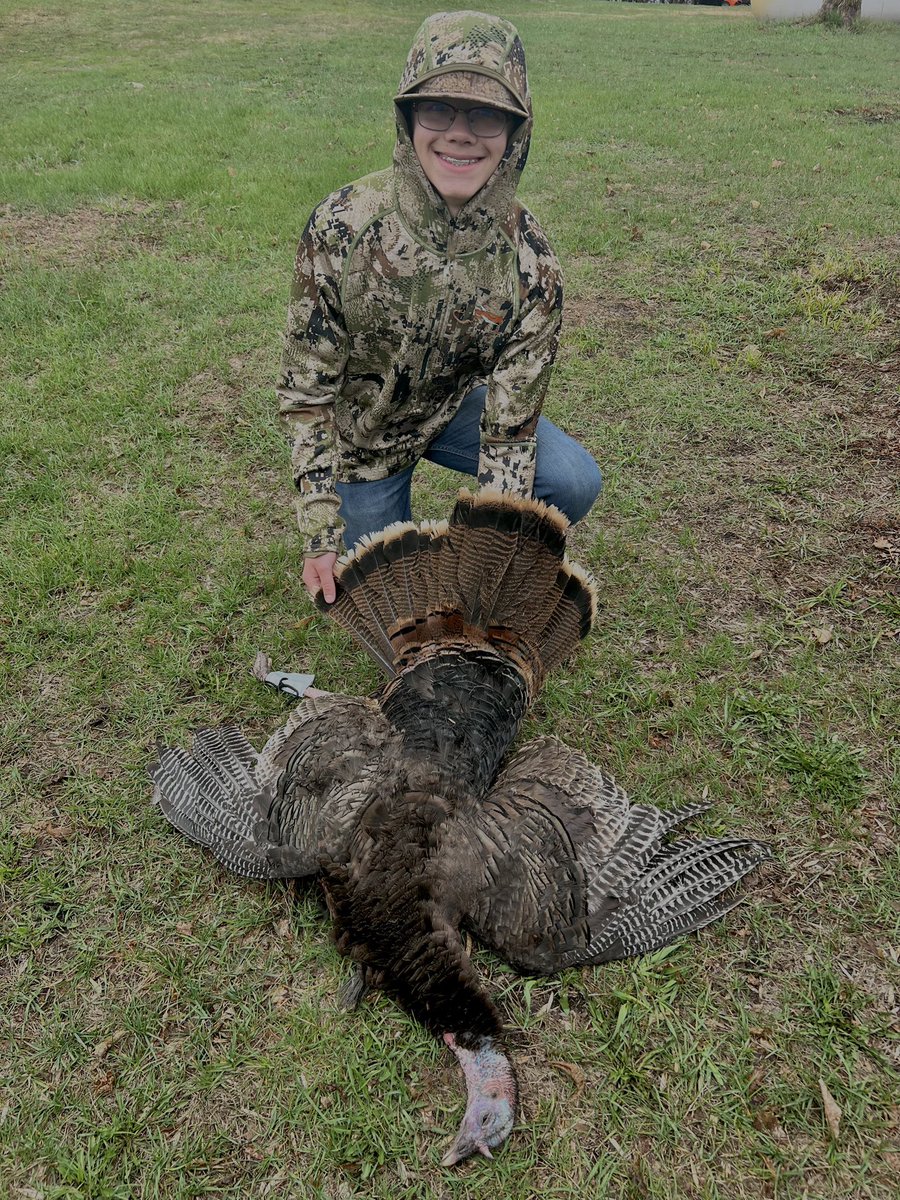Successful spring turkey hunt. Both boys got their 1st turkey this year 🦃