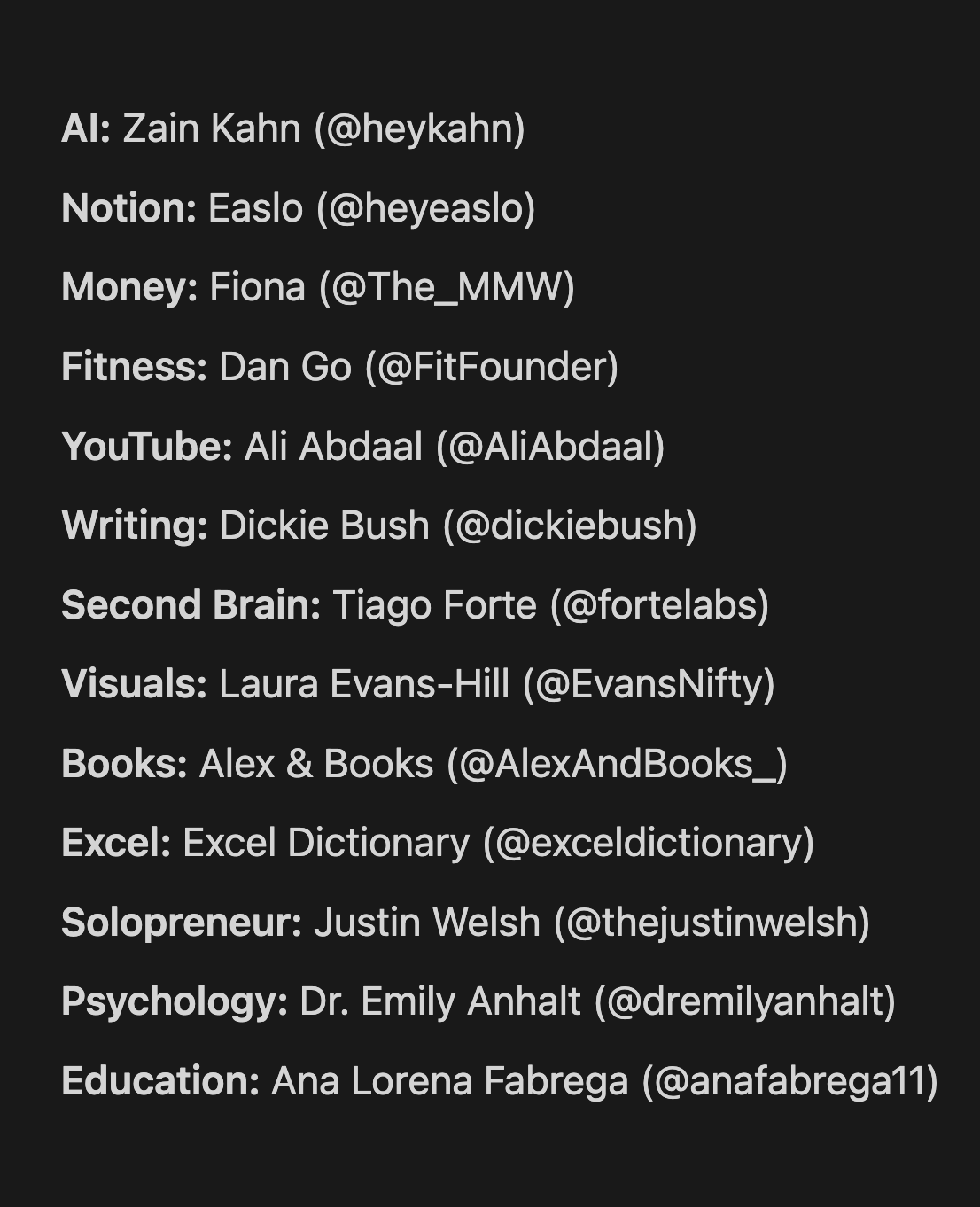 Easlo on twitter focus on one niche and become an expert https t