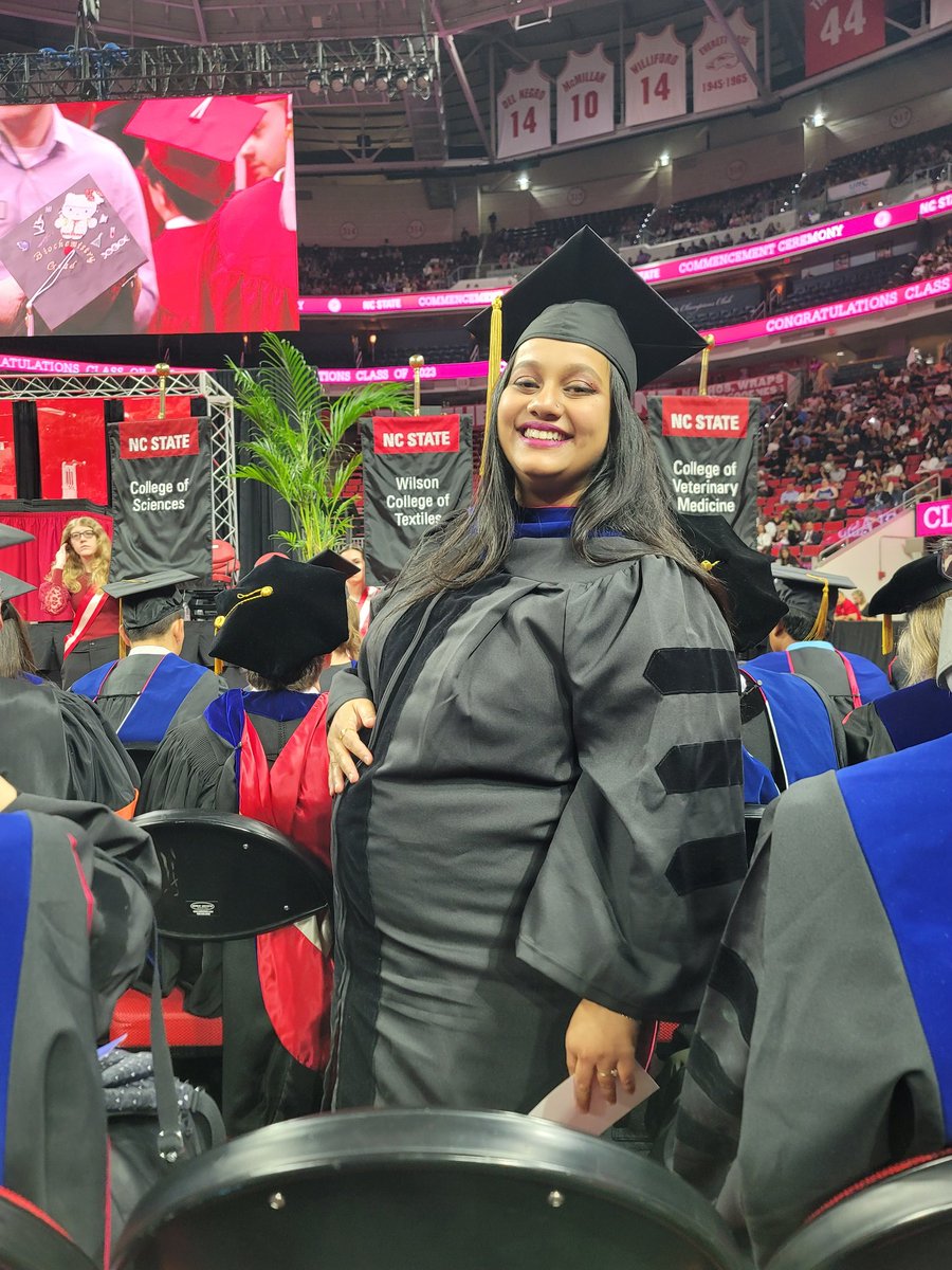 drDaniJones's tweet photo. #Graduating my #first #PhD #student was by far one of the most #impactful moments in my life. #Congratulations
Dr. @tasmin_hossain! I am absolutely #proud of you! @NCState_BAE https://t.co/gsyw2Lyho0