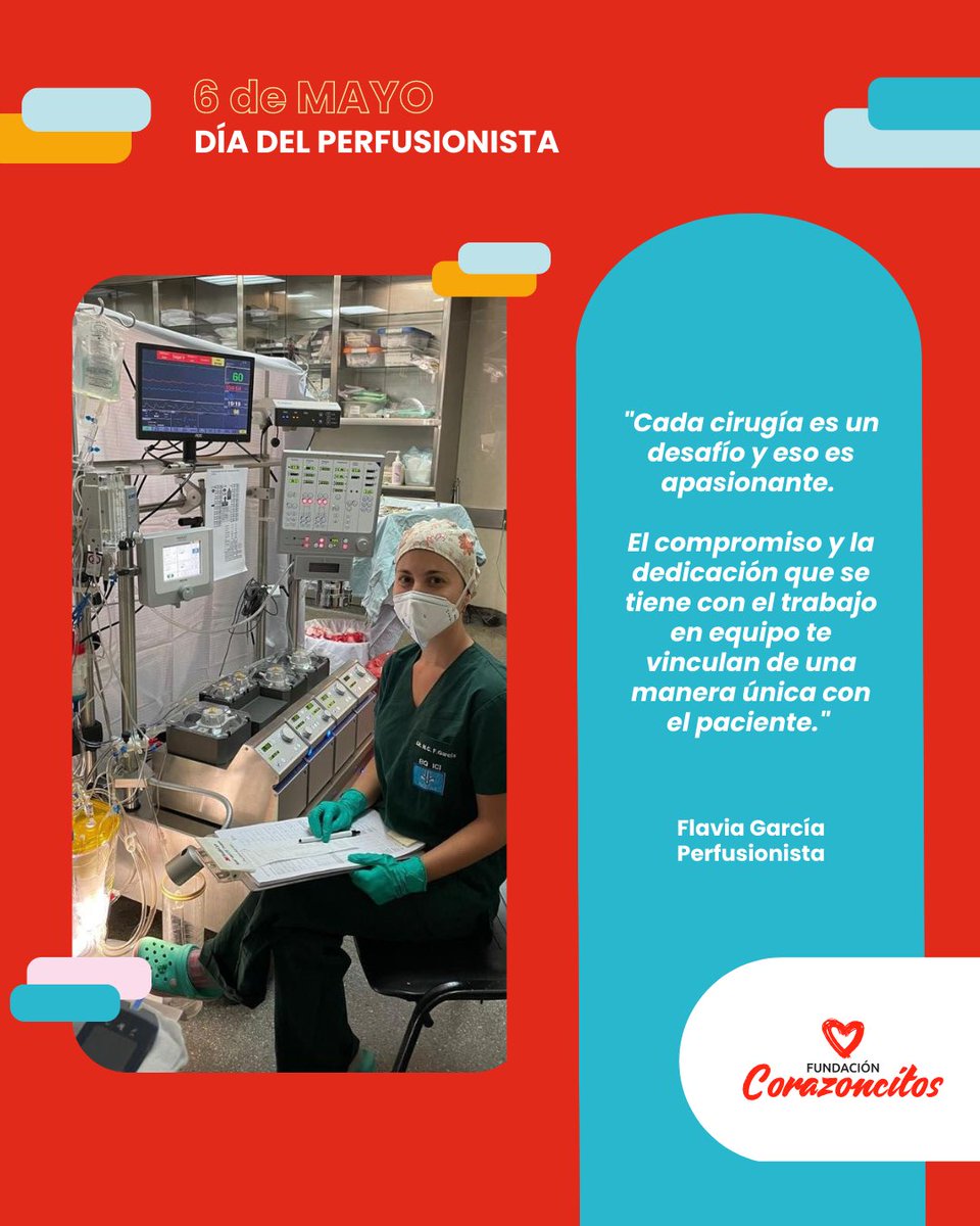 f_corazoncitos's tweet photo. Hoy celebramos el día del Perfusionista, agradeciéndoles a estos profesionales que cumplen una gran labor en las cirugías cardíacas.
Te invitamos a conocer la historia de Flavia García, perfusionista del ICI ❤️ 
https://t.co/boIFlwmpNi https://t.co/BCe9stAcFm