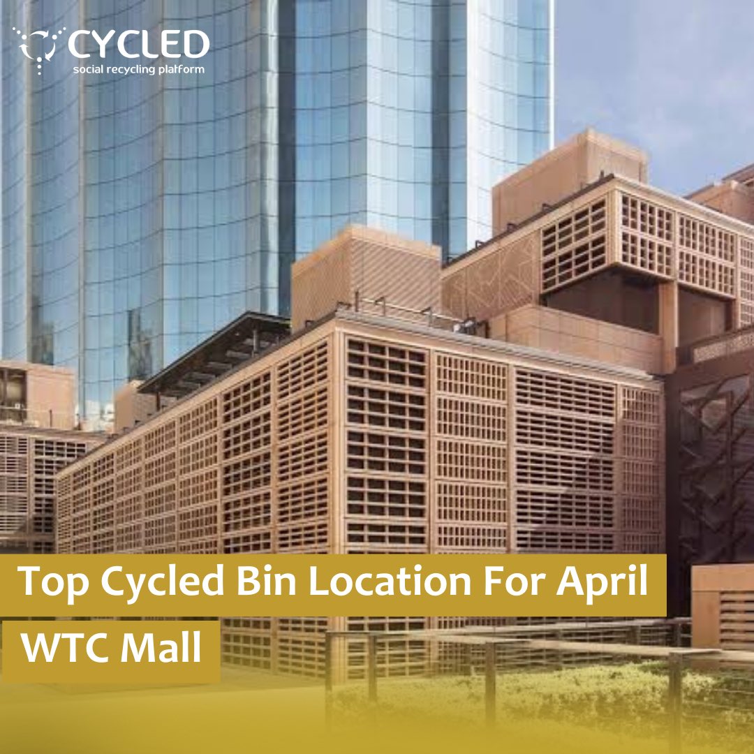 cycledtech's tweet image. We're thrilled to announce that our Cycled SmartBin location at WTC Mall had the highest amount of recyclables in April! 🌟🎉♻️ 

Let's all follow their lead in reducing waste by recycling. To the sustainable users of the WTC Mall location, keep up the amazing work! 🙌

#Cycled