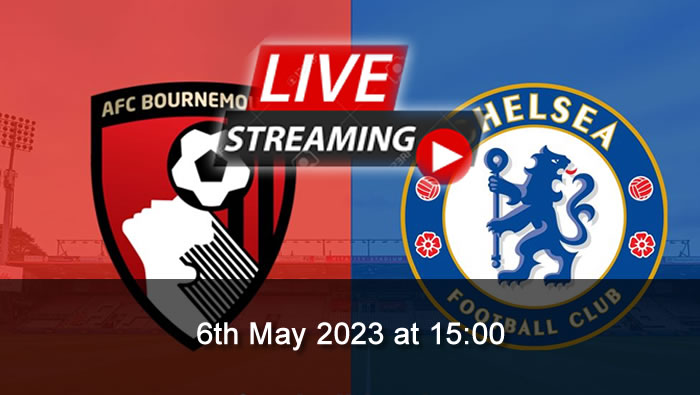 Bournemouth vs Chelsea live streaming - 6th May 2023 - EPL bit.ly/3nILqlj

#BournemouthvsChelsea #livefootballstreaming #livefootballvideo #EPL