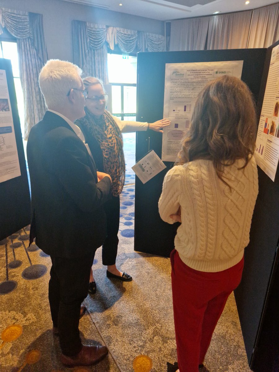 Fantastic weekend in Kilkenny at the #IHNS conference. Thrilled with the positive feedback on our posters. Great to represent #GUH and catch up with other amazing SLTs (and more) working nationally @saoltagroup <a href="/Sandra_SLT/">Sandra Brandon</a> <a href="/karenmalh7/">@karenmalh7</a>