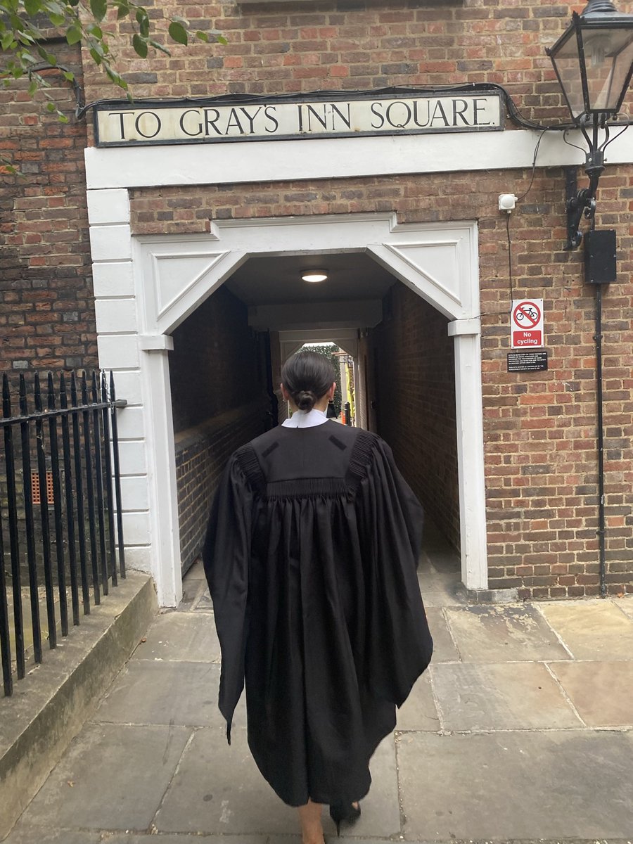 Less than a year ago my sister was called to the Bar <a href="/HonSocGraysInn/">Gray's Inn</a> and yesterday she was first choice for pupilage at a Chambers she desperately wanted ❤️