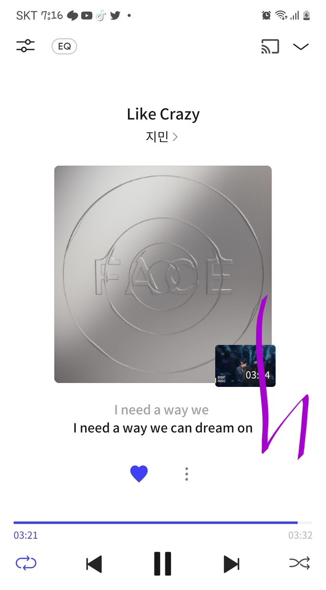 namanglae's tweet photo. @ALLFORJIMIN_KOR JIMIN JIMIN 
#LikeCrazy &amp; #SetMeFree_Pt2 from #Jimin_FACE by #JIMIN of @BTS_twt https://t.co/RBqlcjE2NH