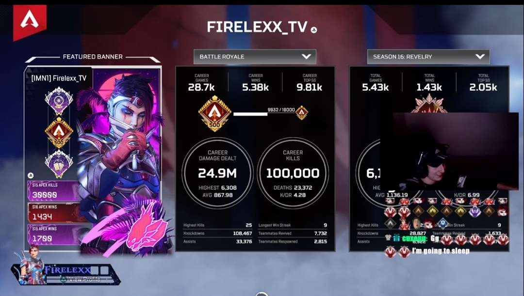After a 22 hr stream, finally, im up there with the big numbers, 100k let's gooo