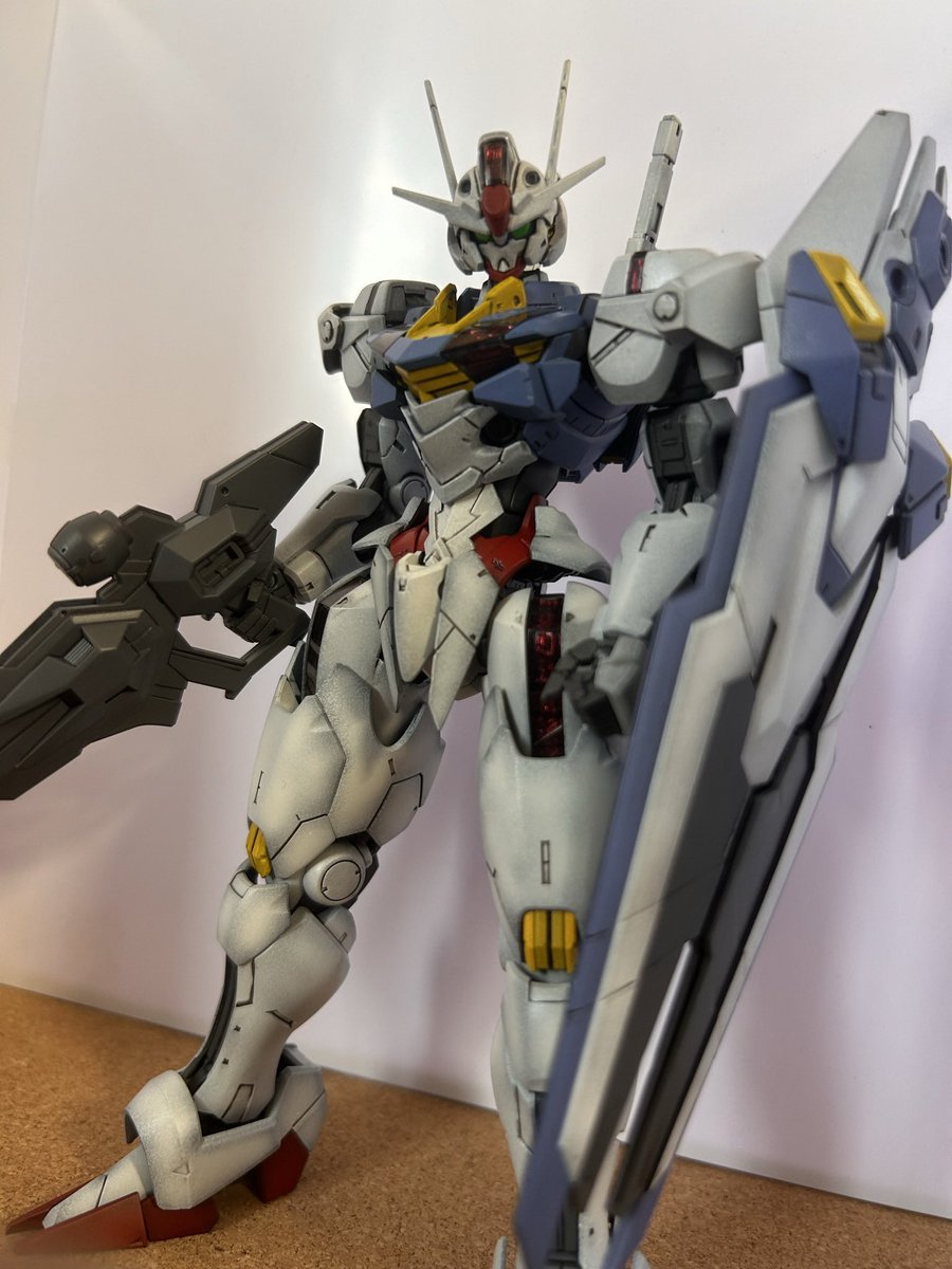lumion2's tweet image. GWはFM1/100エアリアルを組立、塗装、ジオラマ作成でした！
#ガンプラ
#エアリアル