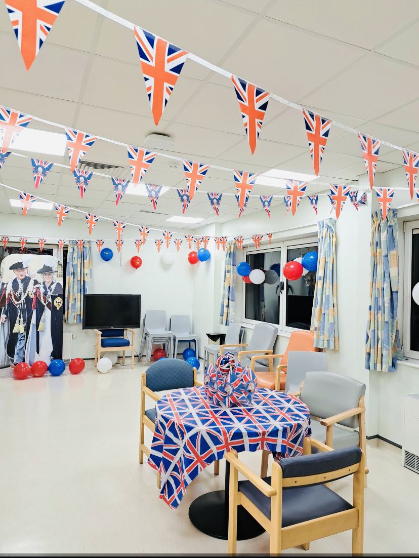 Ruby ward all ready for the celebrations today! 🇬🇧👑