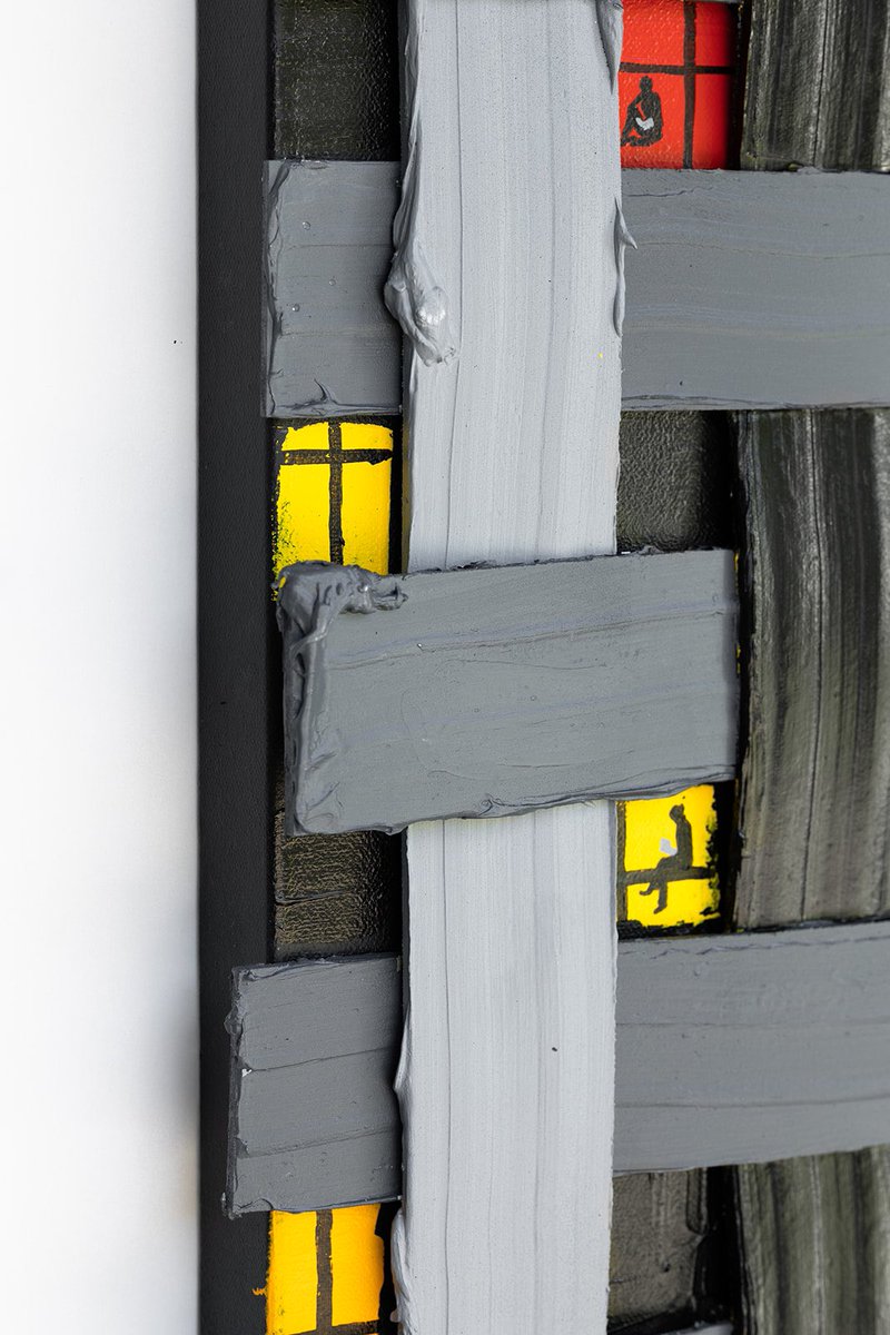 wernerbronkh's tweet photo. ‘Apartment Story'

Have you ever thought of weaving paint?

If you look closely, you'll see all the characters are reading books. Stories within stories woven within streets - that was the idea. Oh, and the title is also a song by The Nationals. You know I love music &amp; word play. https://t.co/vkLtOLT26I