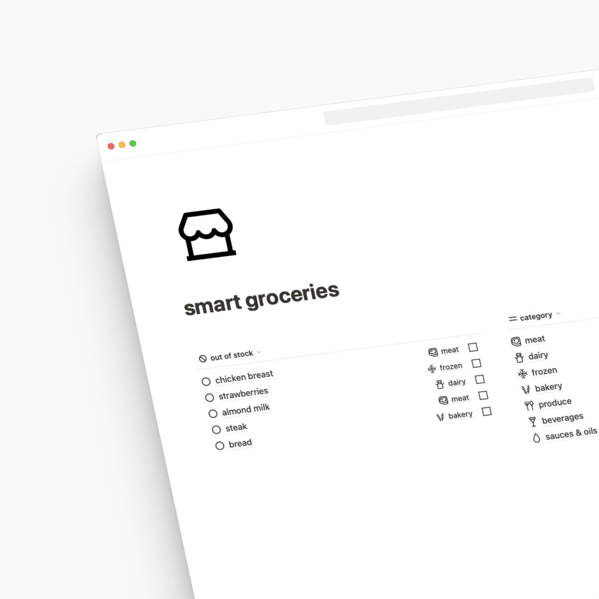 Why on earth would we make it more complicated than that ? Smart groceries. Soon.