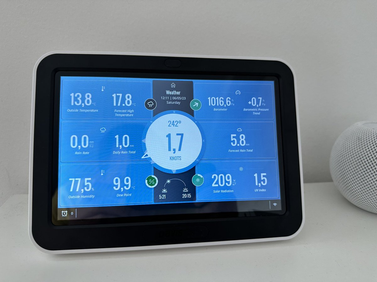 Včera dorazila nová #DavisInstruments WeatherLink Console 6313. Toto se určitě líbí všem amatérským i profesionálním meteorologům a lovcům bouří ☺️