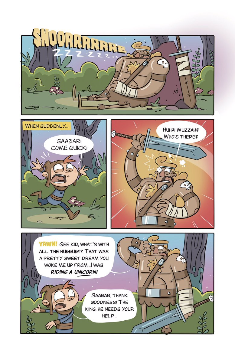 mikehartigan's tweet photo. It’s Free Comic Book Day, so I’m gonna post the ten pages of Saabar the Mighty I did…right now…
If you like it, RTs are always appreciated!
#fcbd #FreeComicBookDay #saabar #fantasy #kidlit #kidlitart #kidlitcomics #mgcomics #indycomics #supportyindycomics #comics https://t.co/EBN9e0O96F