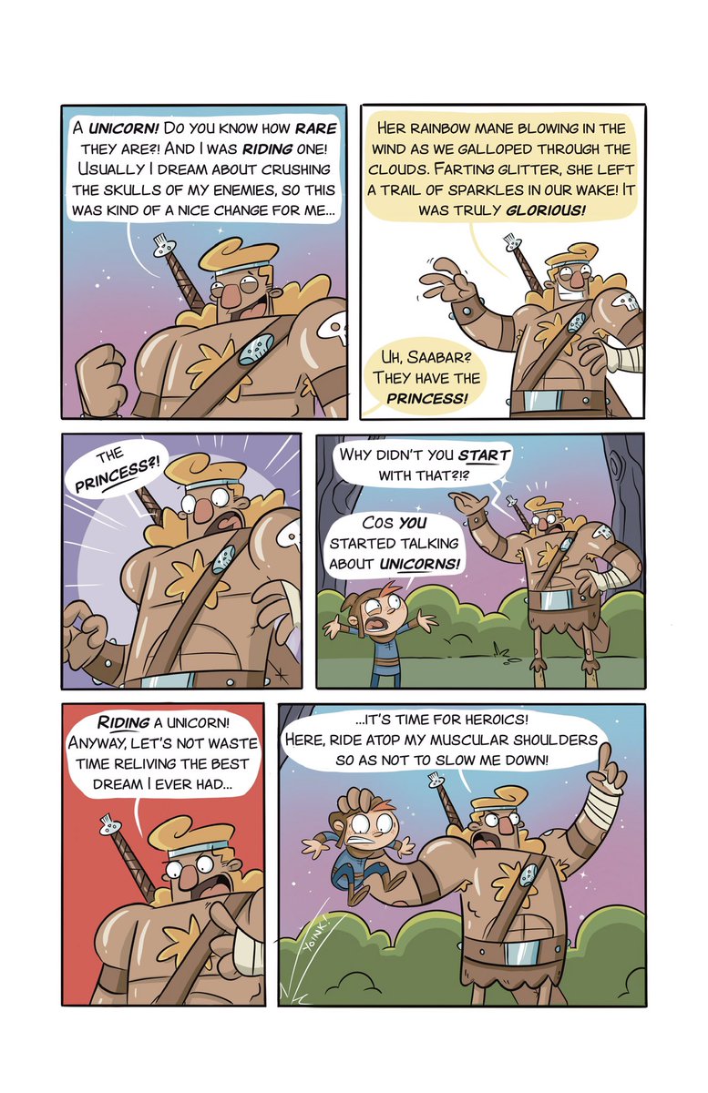 mikehartigan's tweet photo. It’s Free Comic Book Day, so I’m gonna post the ten pages of Saabar the Mighty I did…right now…
If you like it, RTs are always appreciated!
#fcbd #FreeComicBookDay #saabar #fantasy #kidlit #kidlitart #kidlitcomics #mgcomics #indycomics #supportyindycomics #comics https://t.co/EBN9e0O96F