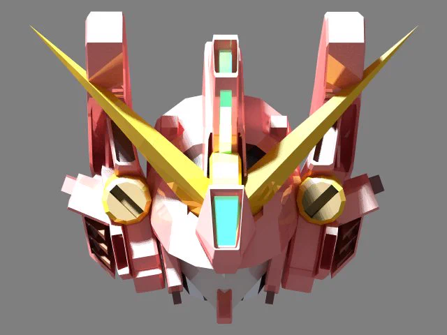 夕食前に作ってみました  #3DCG #ガンダム