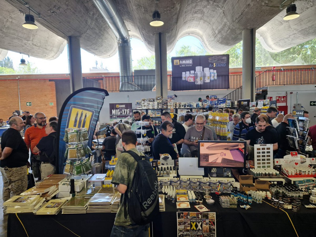 AMMOMIG's tweet photo. ¡Ya estamos en marcha! Todo el equipo de #AMMO en Asociación Model34 IPMS Madrid 2023... Te esperamos para darte todas las soluciones para tus proyectos.
.
#AMMO #ammobymigjimenez #migjimenez #22yearsofweathering #enjoythehobby #Madrid #concursomodelismo
#modelling https://t.co/tvLisDoCN6