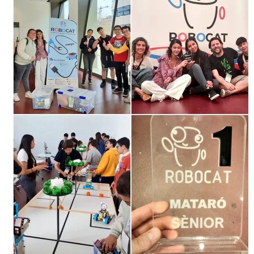 insjc3's tweet photo. El mateix dia, #robocat i #robolot 💚
Gràcies a les organitzacions per donar oportunitats al jovent de pensar, de fer, de sentir!
I enhorabona al nostre grup #steamfarmers que han passat a la final del Robocat!!! Molta sort! 👏
#Terrassa #SantPereNord #educació https://t.co/yuJQqyYGZ8